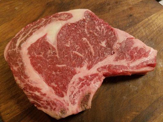 Nicely marbled Bone-In Ribeye