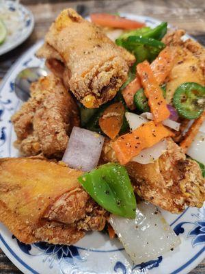 salt and pepper chicken wings