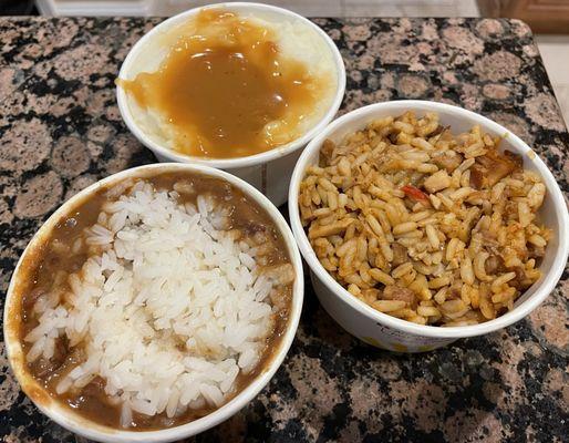 Red Beans & Rice, Jambalaya, Mashed Potatoes & Gravy