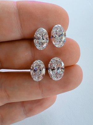 Ovals are hot! We carry a large variety of GIA certified diamonds.