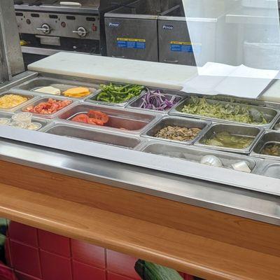 Toppings bar