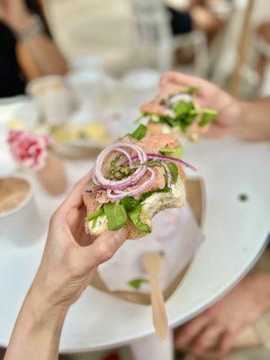 Smoked Salmon Toast