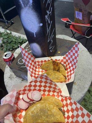 These Birria tacos were straight fire. The consume was beyond anything I have ever tried. I was blown away by their food.