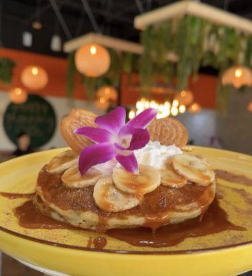 Churro pancakes