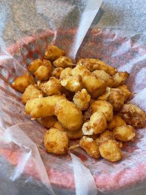 These were the white cheese curds-We liked them