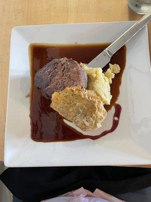 Filet with Demi reduction