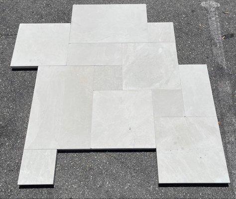 Bohemian cream sanded pavers