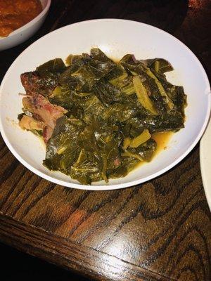 Braised greens with smoked turkey