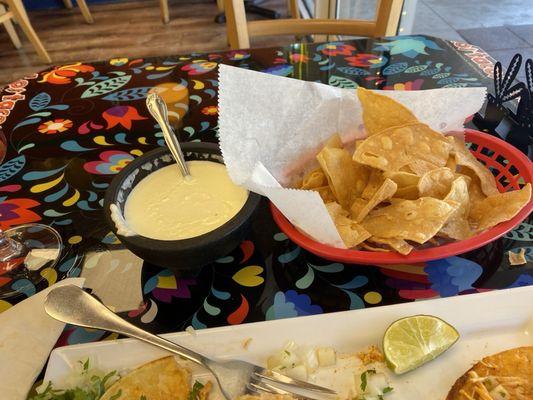 Chips & Queso Dip