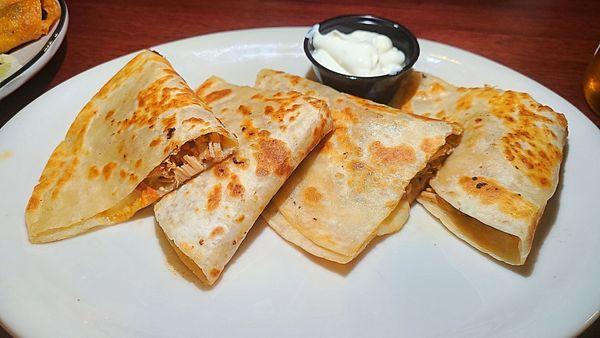 Shredded Chicken Quesadilla - $13