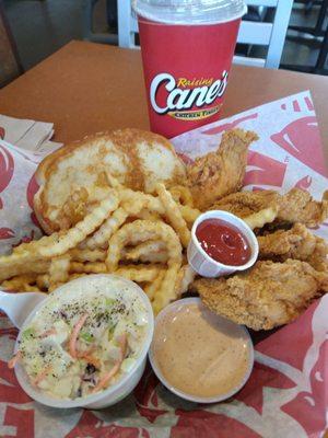 Box Combo with fries, garlic toast and coleslaw