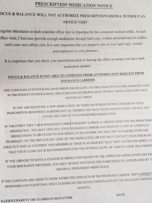 No prescription refills without an appointment (actually I think this is fair) and prior authorization rules