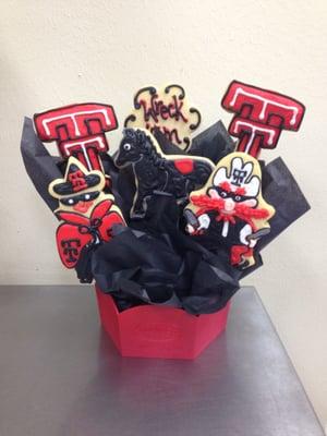 Wreck em Tech! Red Raider graduate owned Cookies by Design in Lubbock has everything you need to make your life SWEET!!!