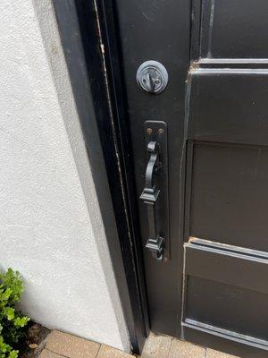 Door with rust