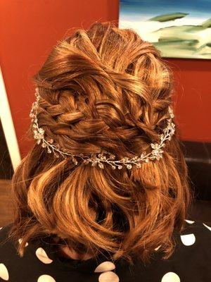 Bride hair!