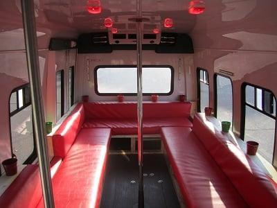 The Mini-Apple Limo Bus. Call us at 952-546-6287 or visit us at www.RentMyPartyBus.com