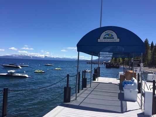 Looking down the west shore of Lake Tahoe