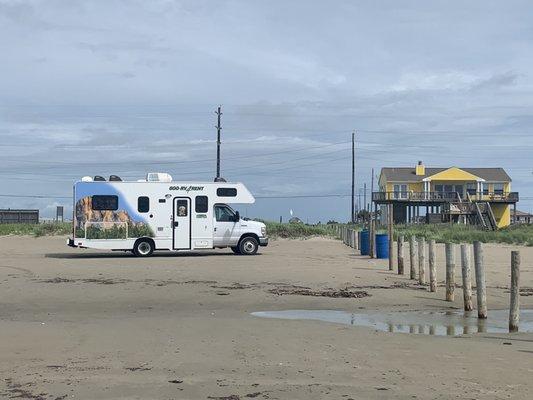 Random beach in Galveston, Texas - 7/8/21