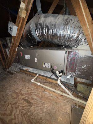 if your ac is in the attic, don't worry, we can help