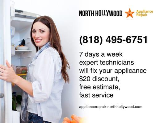 North Hollywood Appliance Repair Pros - (818) 495-6751