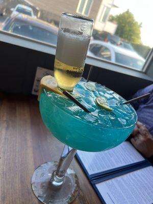 GIANT margarita- you have to have 2 people minimum share this drink