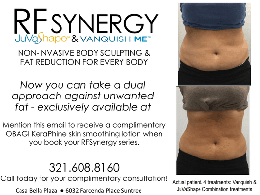 HOT is the new cool! Call today about non-invasive body contouring to get you ready for summer fun!