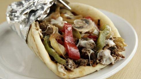 Philly Cheese Steak Pita