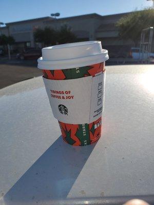 $5 plus for holiday coffee