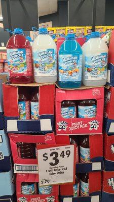 Red, White, & Blue Hawaiian Punch Drinks 07-03-2023