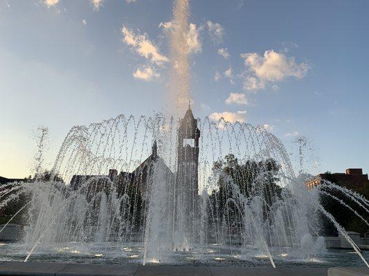 Sunset at Fountain Park