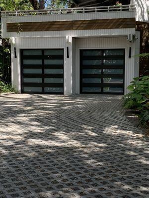 This home recently had these glass doors installed. I priced when I reconstructed our house. Too rich for my humble blood.