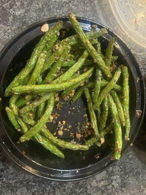 Half eaten (by me) String Beans w/Minced Pork