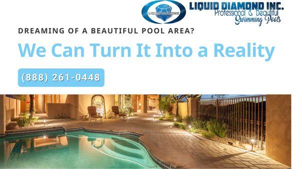 Dreaming of a beautiful pool area?