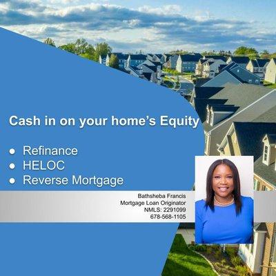 Thinking of pulling equity from your home? Turning your property's value into a powerful financial tool! Contact us we can help!