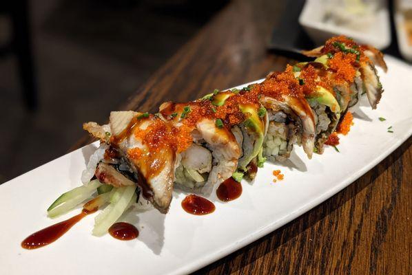 Dragon rolls. Not bad.