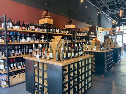 Bottle Shoppe with over 400 choices from small wineries around the world.