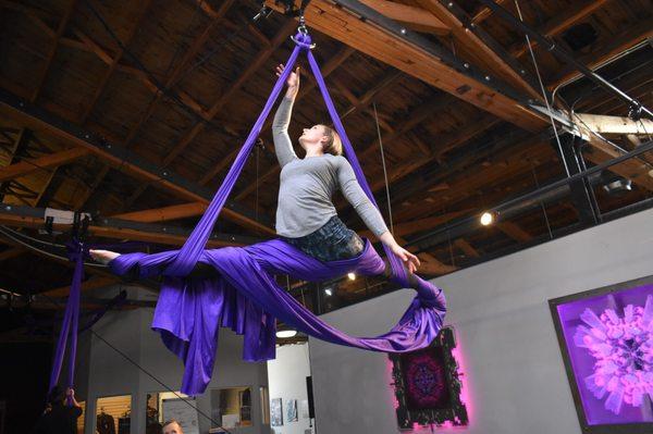 Aerial silks