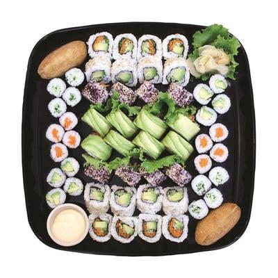 very veggies sushi platter, vegetarian friendly