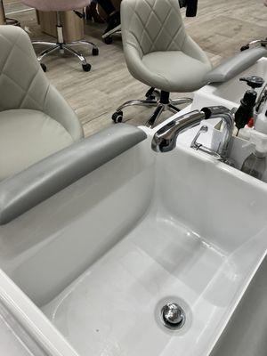 New pedicure station