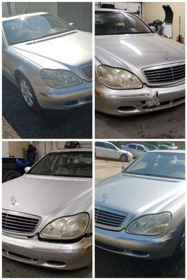 Flawless Body Repair on 2001 Mercedes S430