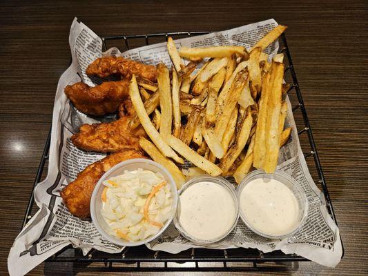 Chicken Combo (Chicken Tenders, Fries & Cole Slaw)