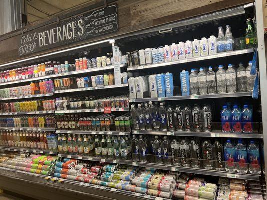 Beverage section