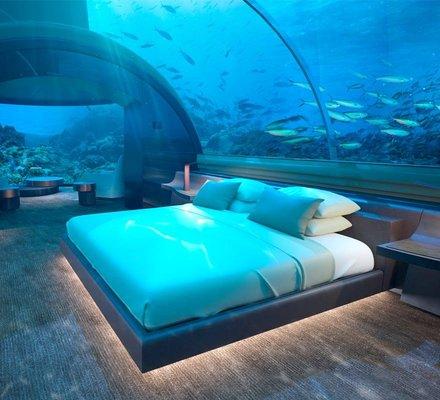 Under water villa ,Maldives .