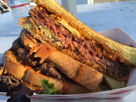 Chipotle pressed burger from Street Kitchen