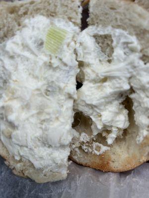 Unknown garbage in the cream cheese