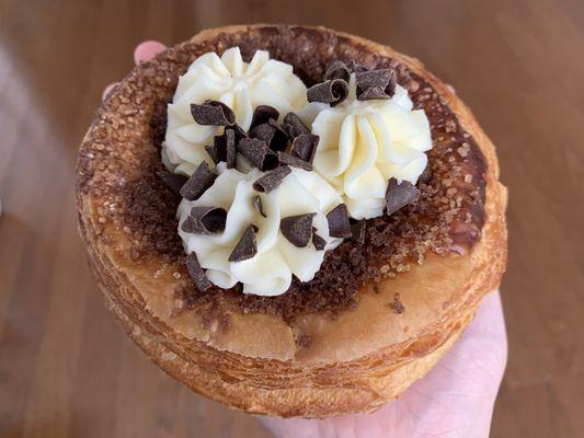 Chocolate Cream Pie Croissant Tart