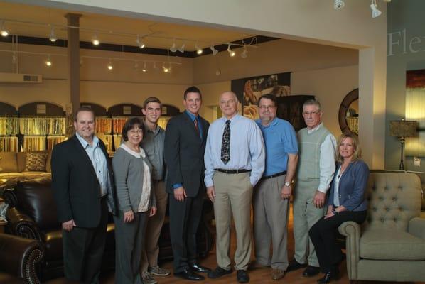 Our Staff from L to R: Henry Burns, Amy Kimme, Todd Pruet, Mark Mueller,Lyn Mueller, Jim Bohanon,Clete Zotz, Kay Murphey