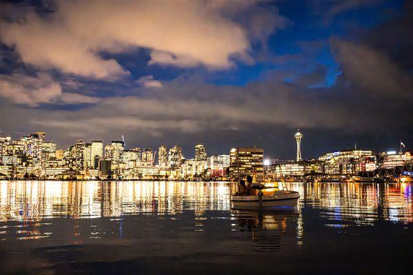 The only way to see the Seattle Skyline and Space Needle.