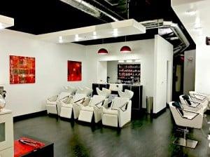 Our colorist area where we perform balayage, tinting, foiling, flamboyage, and Coppola keratin smoothing treatments.