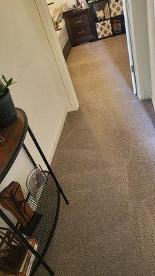 Hallway and bedroom walkway